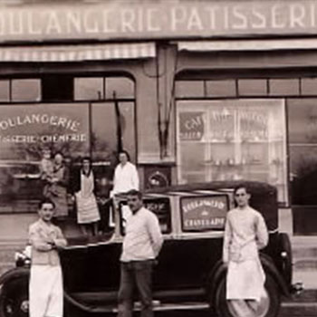 Ancienne photo du traiteur Jenny à Genève