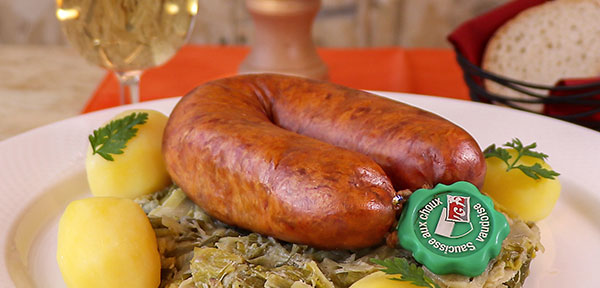 Papet vaudois revisité avec une longeole genevoise authentique et des ingrédients du terroir